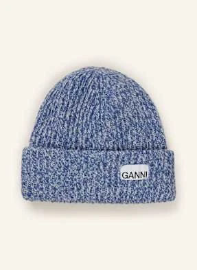 Ganni Czapka blau