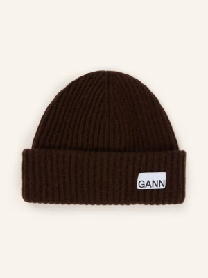 Ganni Czapka braun