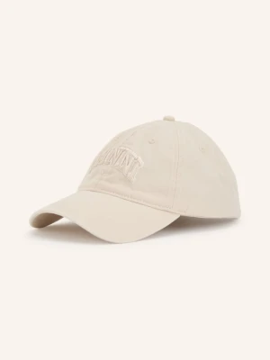 Ganni Czapka Z Daszkiem beige