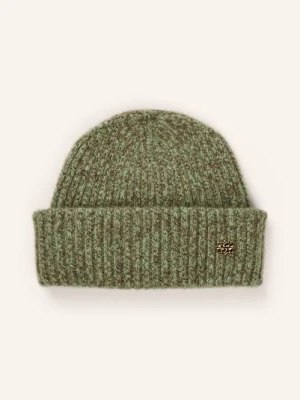 Ganni Czapka Z Dodatkiem Moheru gruen