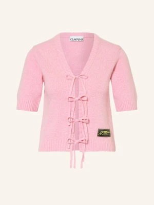 Ganni Dzianinowe Wdzianko Future pink