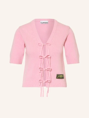 Ganni Dzianinowe Wdzianko Future pink