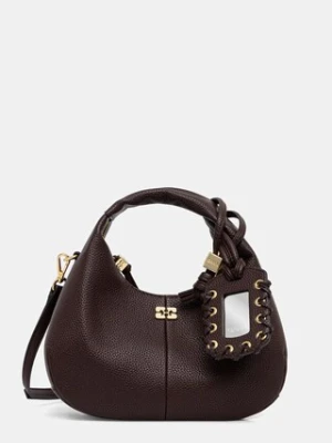GANNI Hobo Mini torebka hobo damska z imitacji skóry