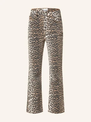 Ganni Jeansy 7/8 beige