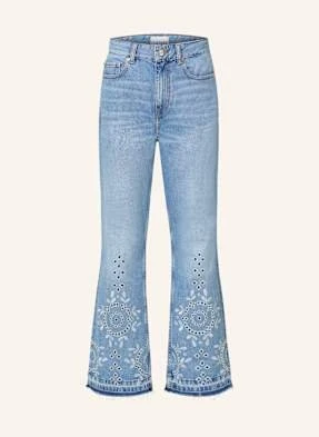 Ganni Jeansy Bootcut Betzy beige