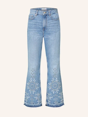 Ganni Jeansy Bootcut Betzy beige