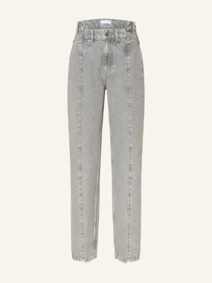 Ganni Jeansy Straight grau ZWQ Light Grey Stone