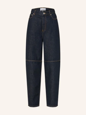 Ganni Jeansy Typu Barrel Stary blau 077 Rinse