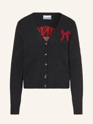 Ganni Kardigan schwarz