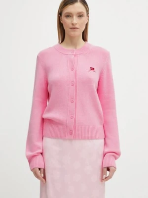 GANNI kardigan z dodatkiem wełny