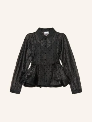 Ganni Koszula schwarz