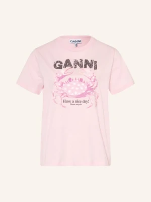 Ganni Koszulka rosa różowy