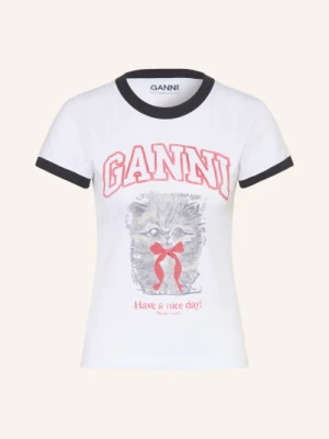 Ganni Koszulka weiss