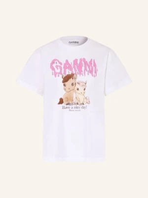 Ganni Koszulka weiss