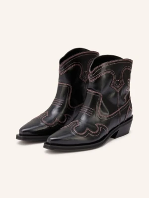 Ganni Kowbojki schwarz