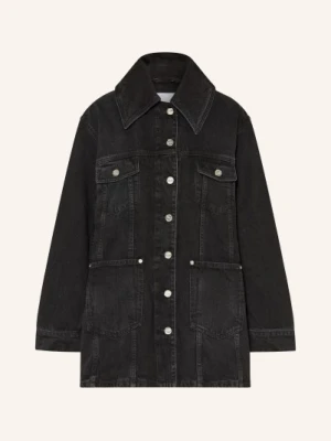 Ganni Kurtka Dżinsowa schwarz