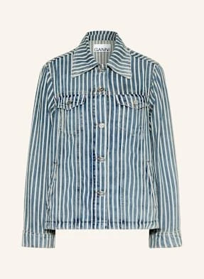 Ganni Kurtka Jeansowa blau