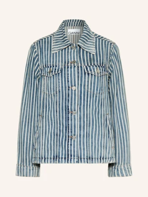 Ganni Kurtka Jeansowa blau