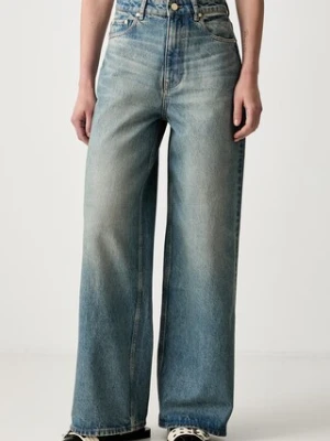 GANNI Lari jeansy straight damskie