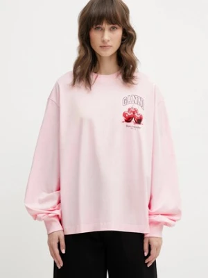 GANNI longsleeve bawełniany