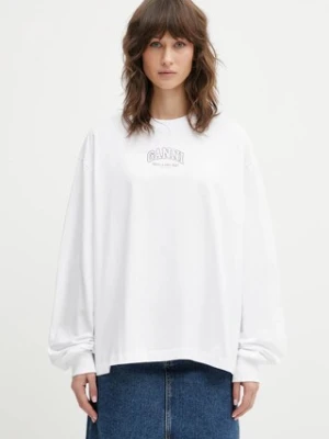 GANNI longsleeve bawełniany