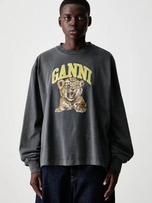GANNI longsleeve damski bawełniany