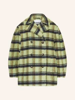 Ganni Płaszcz Typu Caban gruen