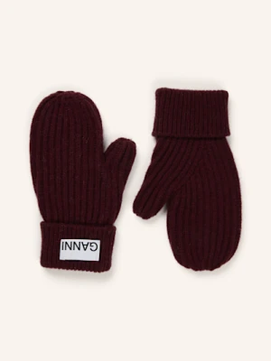 Ganni Rękawiczki rot
