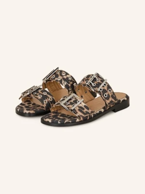 Ganni Sandały braun