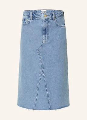 Ganni Spódnica Jeansowa blau
