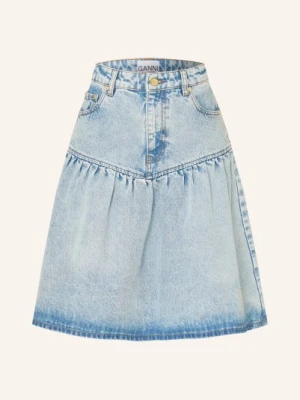 Ganni Spódnica Jeansowa blau