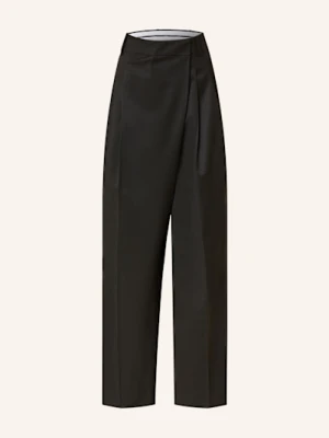 Ganni Spodnie Marlena schwarz