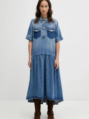 GANNI sukienka jeansowa