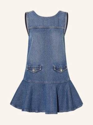 Ganni Sukienka Jeansowa blau