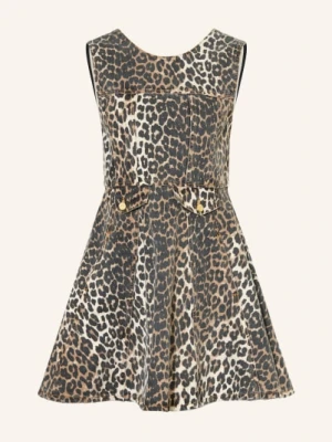 Ganni Sukienka Jeansowa braun