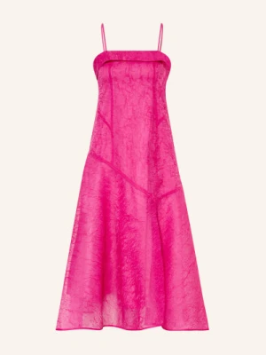 Ganni Sukienka Koktajlowa Shibori lila