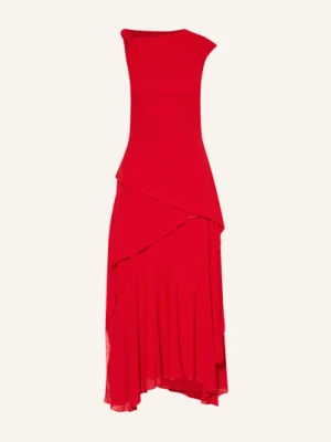 Ganni Sukienka Marl rot