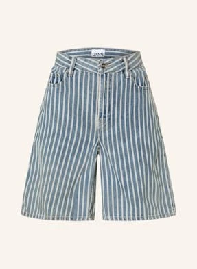 Ganni Szorty Jeansowe blau