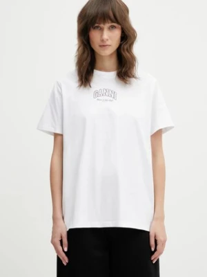 GANNI t-shirt bawełniany