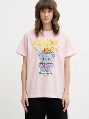 GANNI t-shirt bawełniany