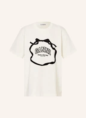 Ganni T-Shirt beige