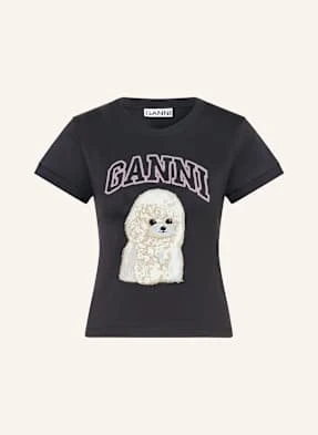 Ganni T-Shirt grau