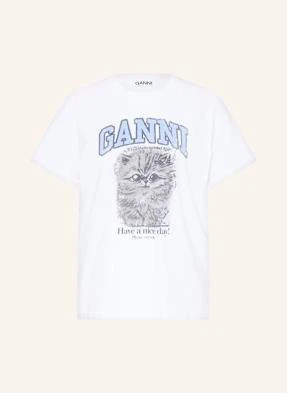 Ganni T-Shirt Margot weiss