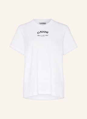 Ganni T-Shirt weiss