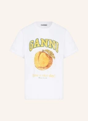 Ganni T-Shirt weiss