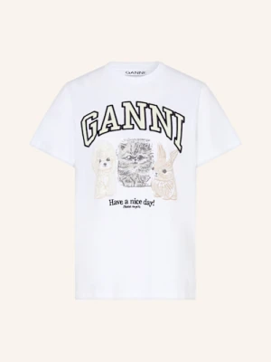 Ganni T-Shirt weiss
