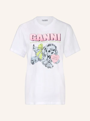 Ganni T-Shirt weiss