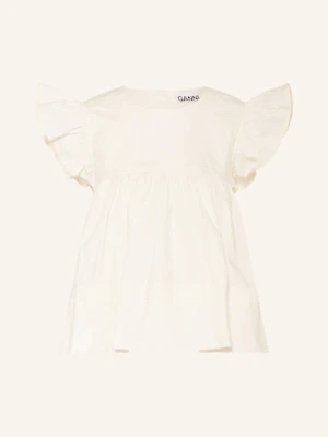 Ganni Top weiss