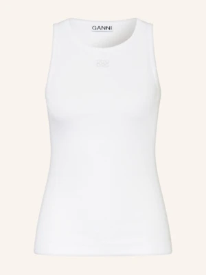 Ganni Top weiss