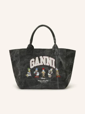 Ganni Torba Na Zakupy Medium schwarz